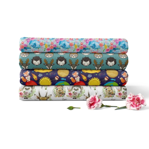 CFT280  280gsm Custom Printed Cotton French Terry Fabric