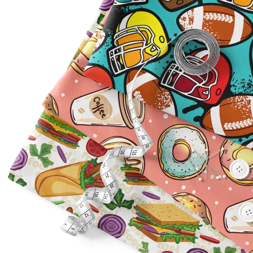 BL200 200gsm Custom Printed Bamboo Spandex Fabric